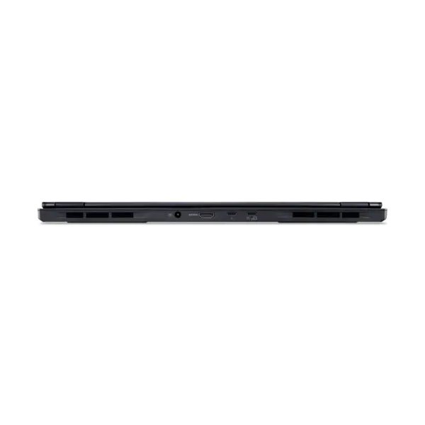 Acer Predator Helios Neo 16S rear side showing RJ45 LAN USB-A MicroSD and audio jack ports