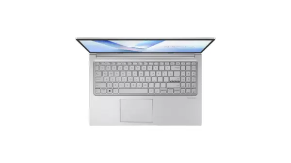 Asus Vivobook 15 X1504VA Cool Silver front angle view showing performance display and keyboard