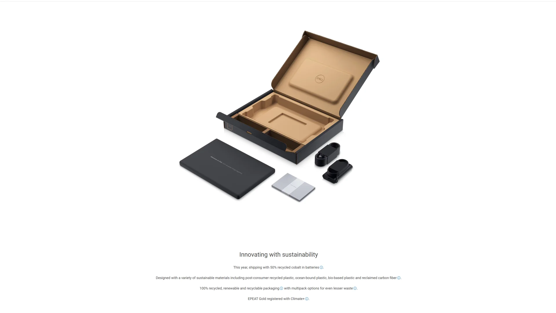 Latitude 5450 business Laptop Picture showing a Laptop Charger and Laptop Box