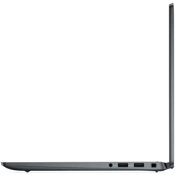 Dell Latitude 7450 right side showing audio jack dual USB-A and lock slot ports