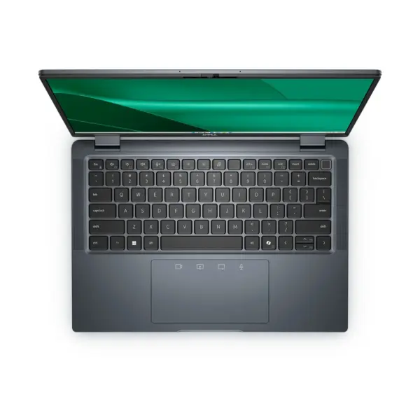 Dell Latitude 7450 top down view showing full keyboard layout and precision touchpad