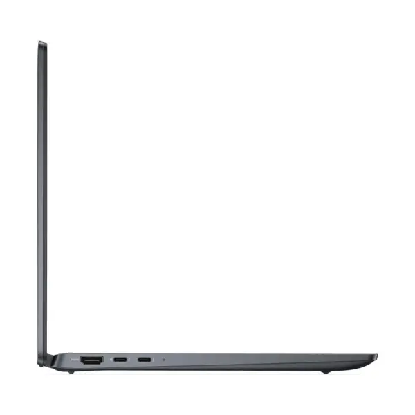Latitude 7450 rear left angle showing HDMI and dual USB-C Thunderbolt ports