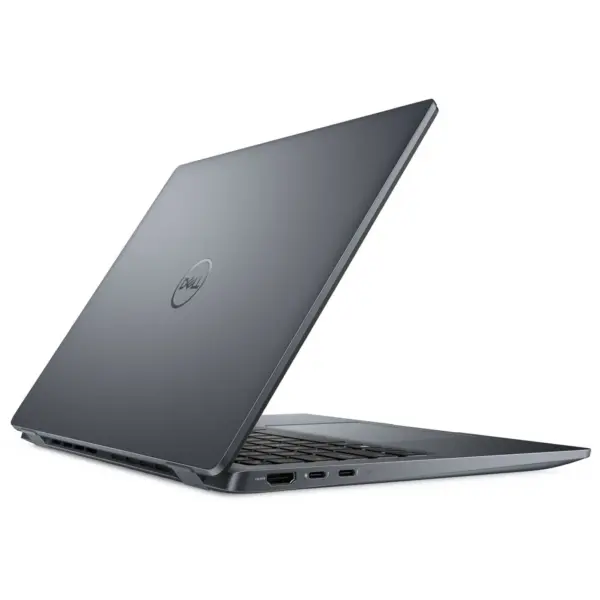 Dell Latitude 7450 rear left angle showing HDMI and dual USB-C Thunderbolt ports