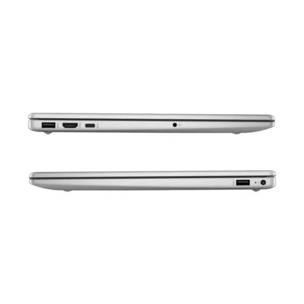 Side profile of HP 15-fc0146dx showing USB-C, HDMI, and headphone jack ports