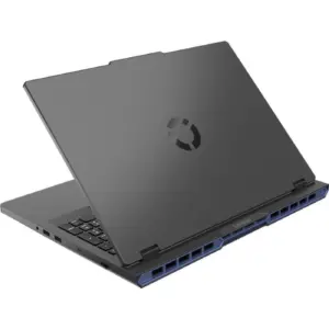 Lenovo Legion 5 16IAX10 Eclipse Black rear chassis with blue exhaust vents and Legion logo