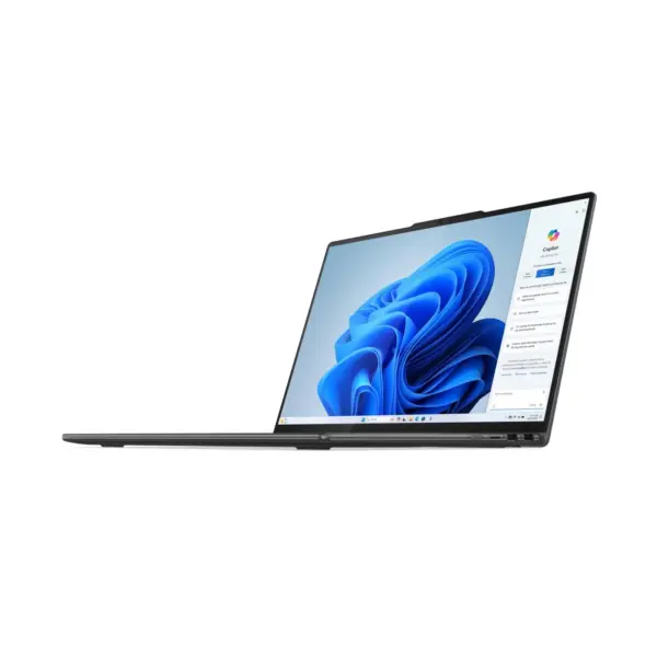 Yoga 7 2-in-1 16IML9 Laptop Right Side view Power Button, SD Card Reader and 2 USB Ports
