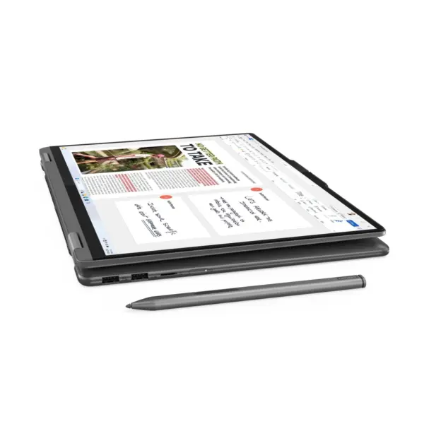 Yoga 7 Convertible 16IML9 Laptop Tablet view with Lenovo pen