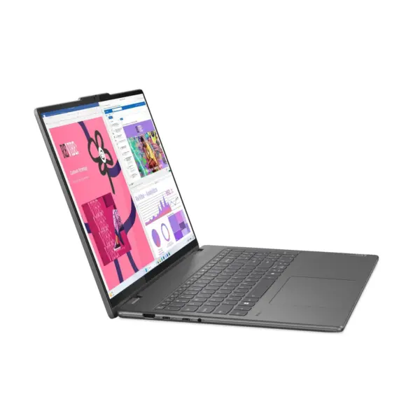 Yoga 7 2-in-1 16IML9 Laptop Left side view Showing HDMI Port, 2 USB type-C Ports and audio Jack