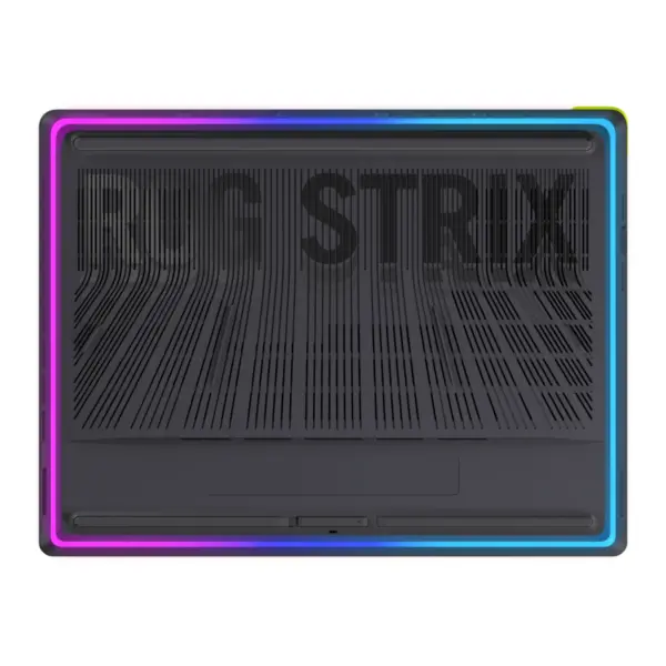 Bottom view of ROG Strix G16 (G615JMR) Gaming Laptop Showing Exhaust and Colling Fans