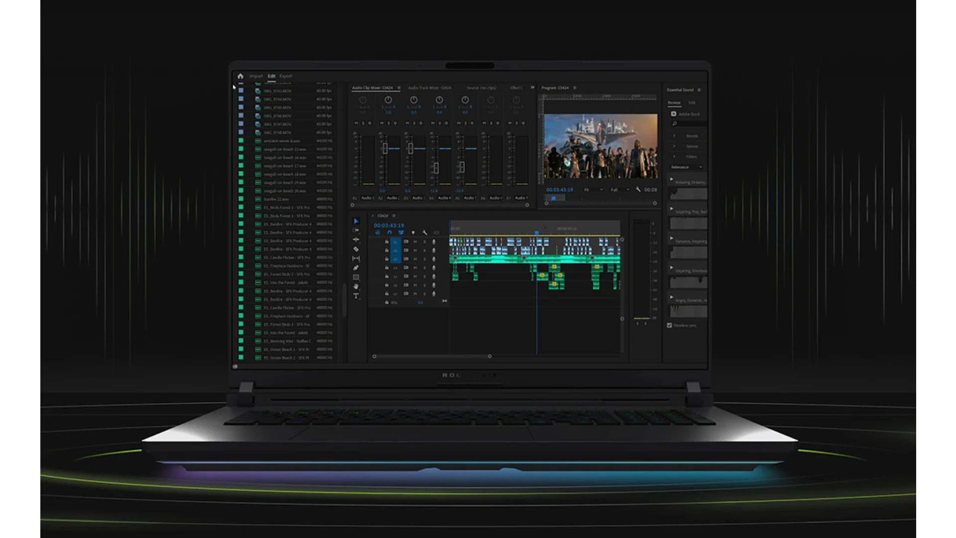 ROG Strix G16 (G615JMR) Gaming Laptop Perfect for Video editing and Rendering