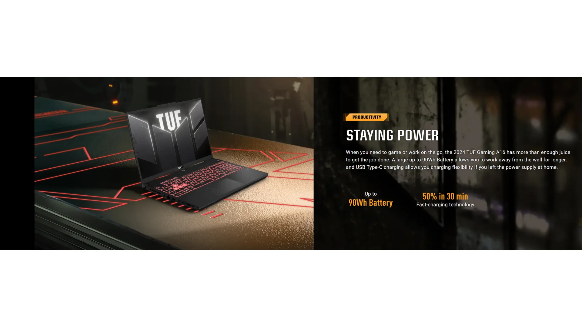 TUF Gaming A16 FA607NUG Laptop Gallery Image