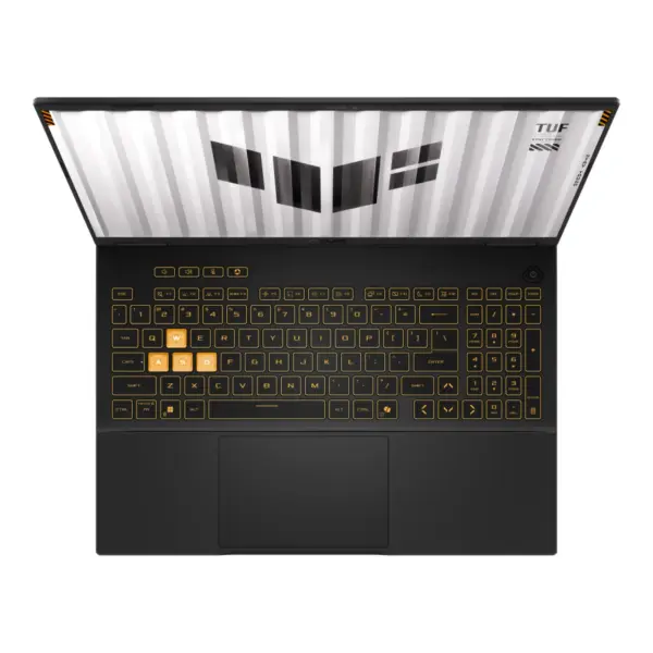 TUF F16 FX608JMR Gaming Laptop Keyboard layout view with 4 Hot Keys