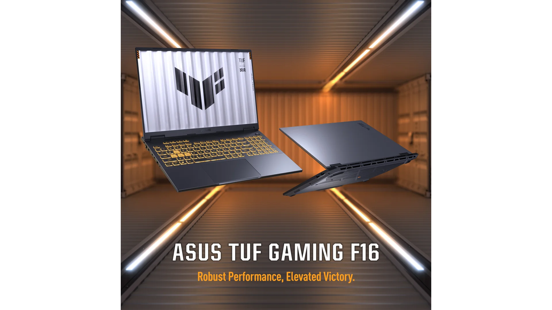 General view of TUF F16 FX608JMR Gaming Laptop