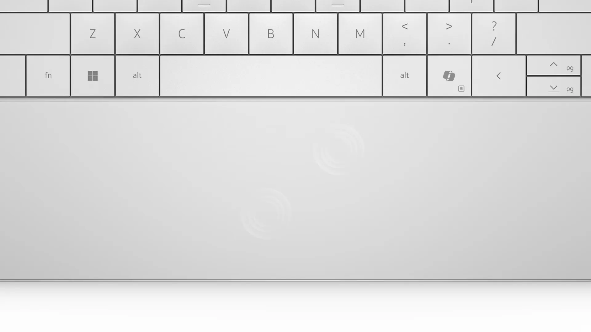 XPS 13 9350 Laptop Trackpad view